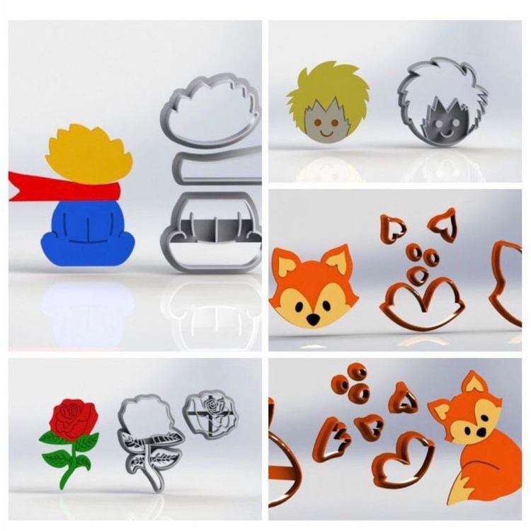 Kit Cortador Pequeno Principe 5 cm