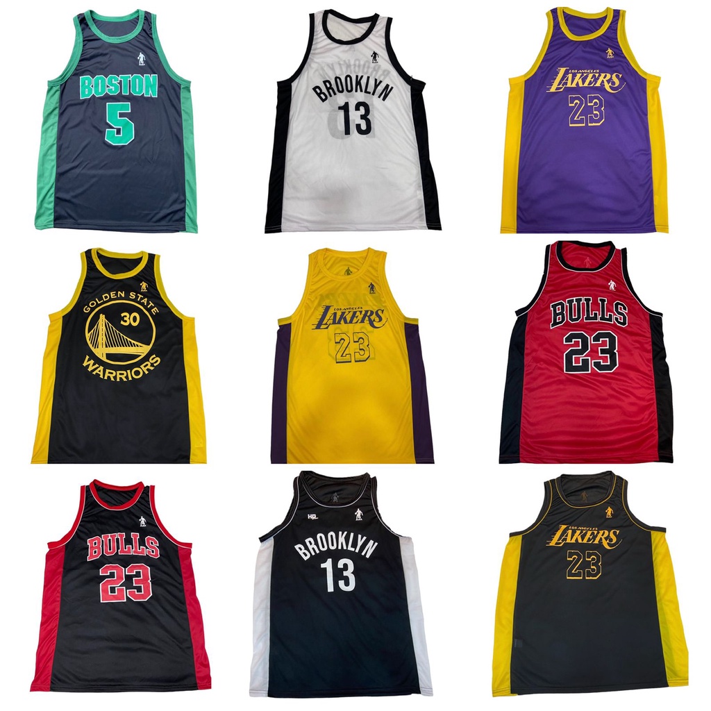 Kit 4 Camiseta Regata de Basquete Sortidas Melhores Times da NBA