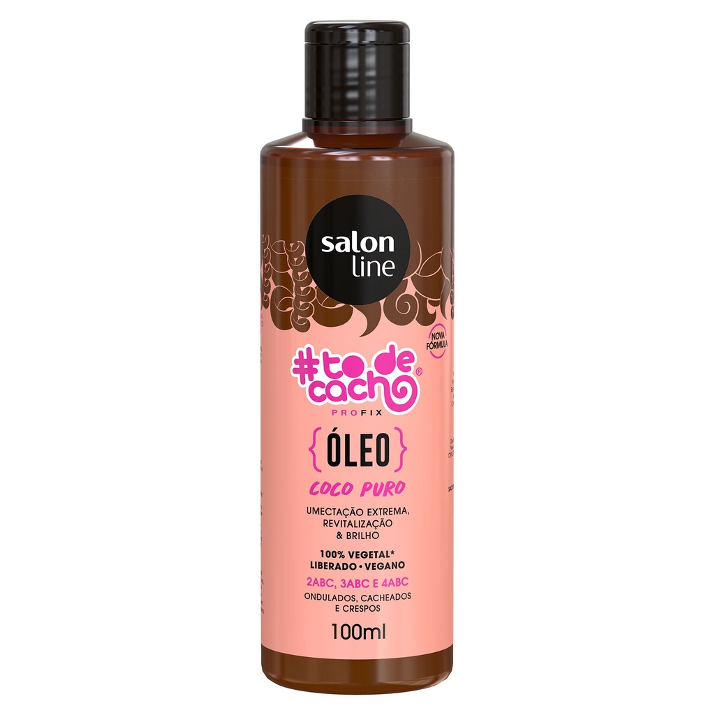Umectação Óleo de Coco #todecacho Coco Puríssimo! Salon Line