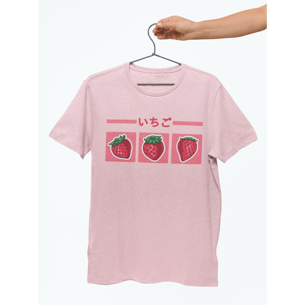 Camiseta Kawaii Morangos - Harajuku Aesthetic