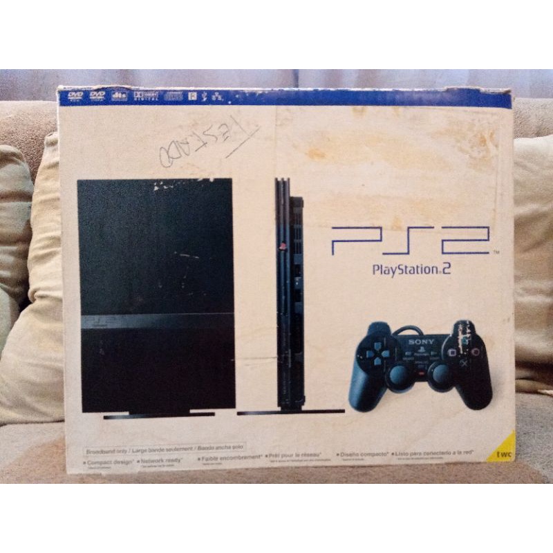 PS2 Slim desbloqueado na caixa original