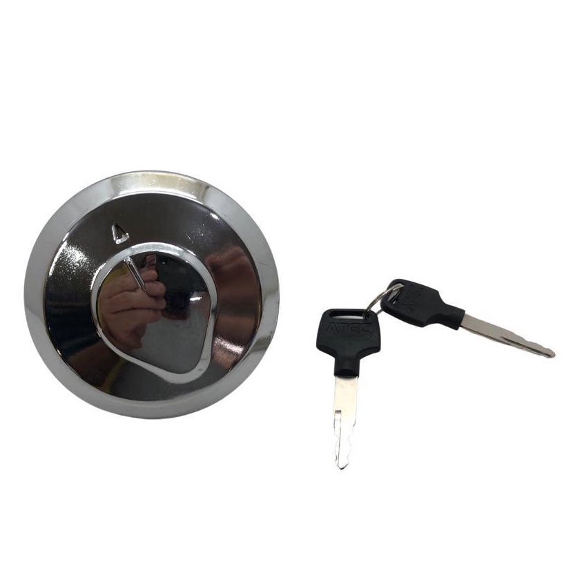 Tampa De Tanque Titan 125/150/Fan 125/150 Twister Cb300 Bros 125/150 Falcon Cromada .