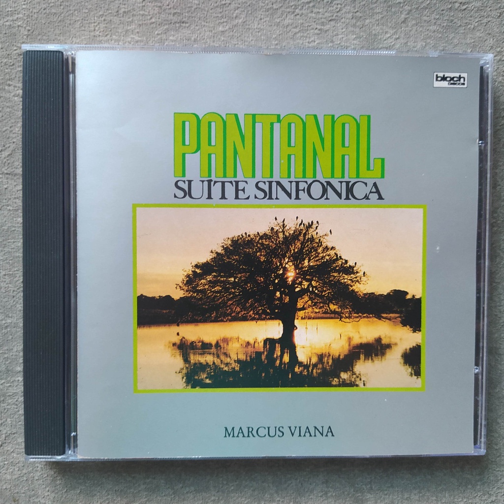 Cd novela Pantanal Suite Sinfonica 1990 Marcus Vianna trilha sonora instrumental Bloch Rede manchete