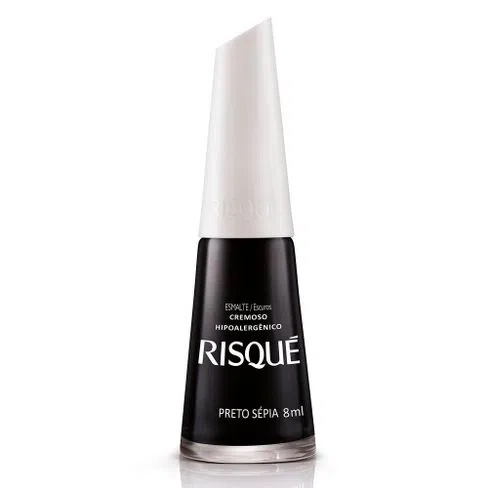 Esmalte Risque Preto Sepia Cr