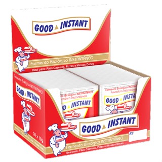 Fermento Biológico Good Instant Display 30x10g Pão Pizza Massa