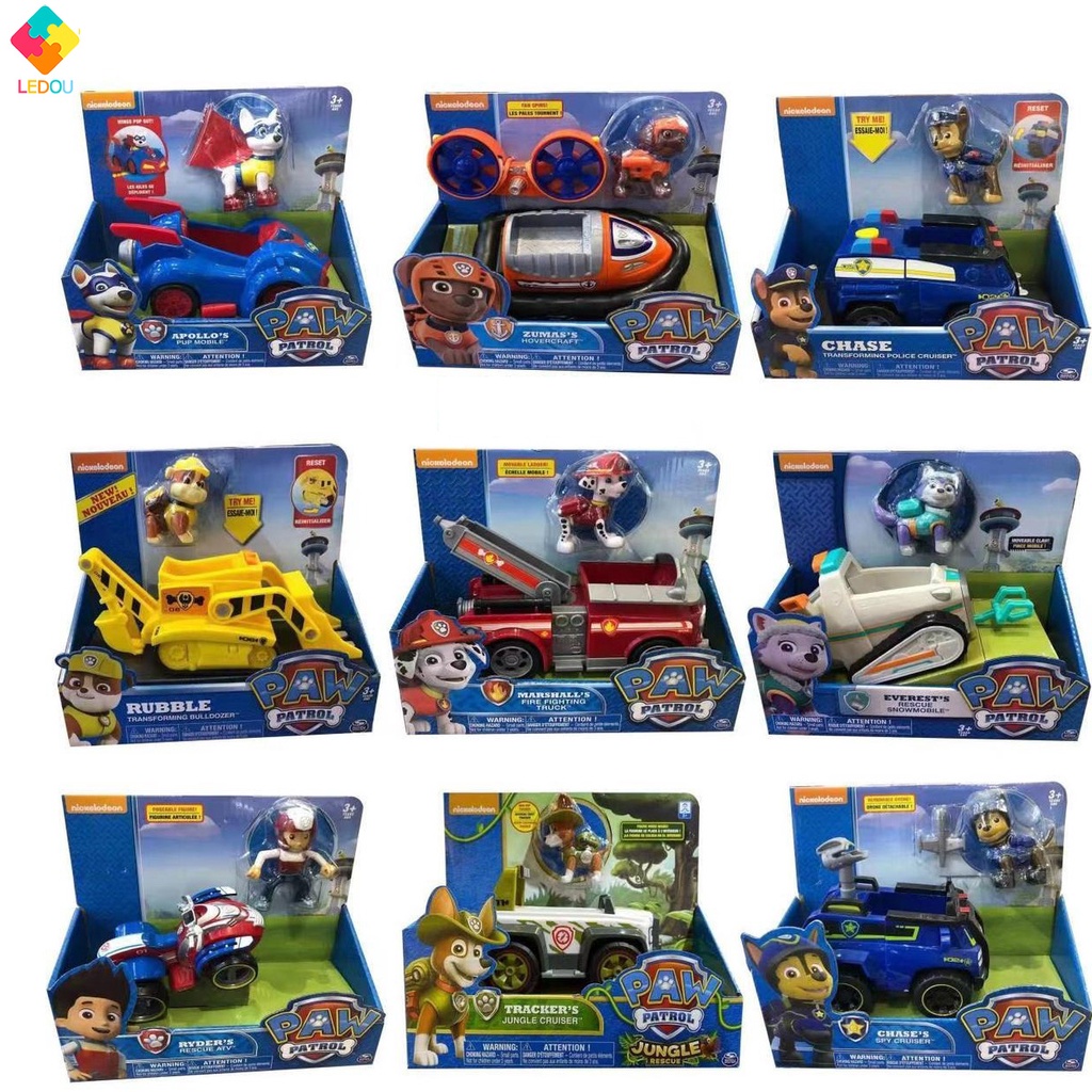 Carro de Patrulha Canina brinquedos veículos de Resgate menino Carro de patrulha de cães da polícia Brinquedos educativos infantis