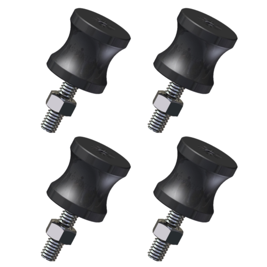 Amortecedor De Vibração Tipo Coxim N1 Mf M8 Kit Com 4 em Oferta na Shopee