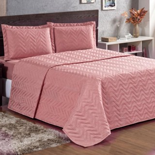 Cobre Leito Dupla Face Cama Casal Padrão Queen 3 Peças Imperium