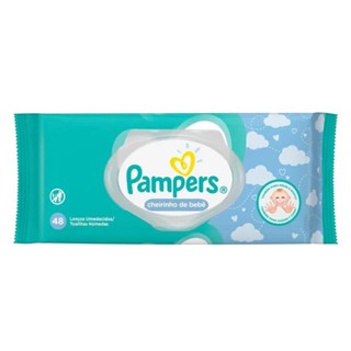Lenço Umedecido Pampers Regular Com 48 Unidades