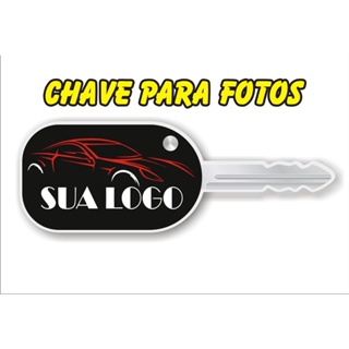 Placa CHAVE Personalizada para FOTOS em CONCESSIONÁRIAS ou REVENDAS de AUTOMÓVEIS em Oferta na Shopee