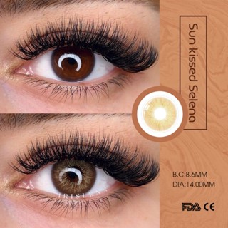 UYAAI 2Pcs/Par Lentes De Contato Coloridas Sun-Kised Selena
