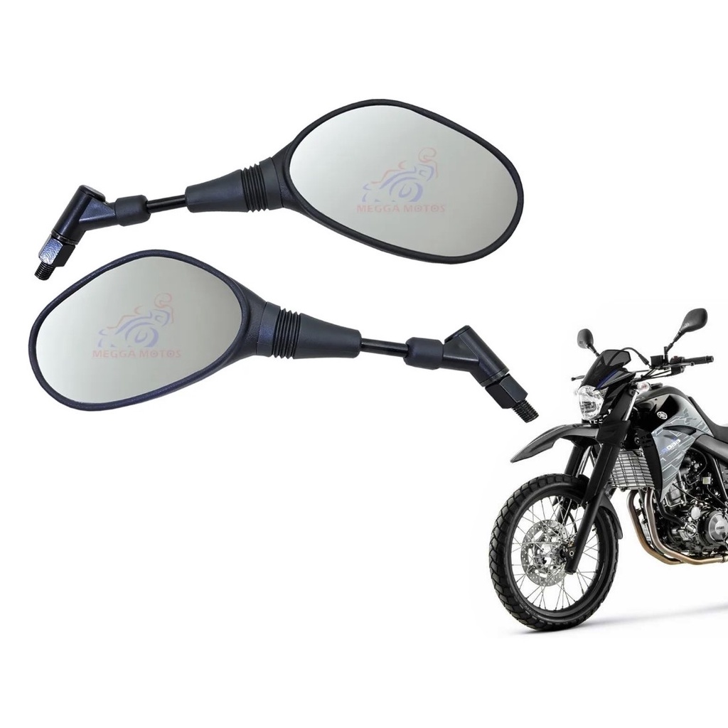 Par Espelho Retrovisor Xt 660 660r Meiota Desmonta Com Giro 360 Somente Motos Yamaha M10