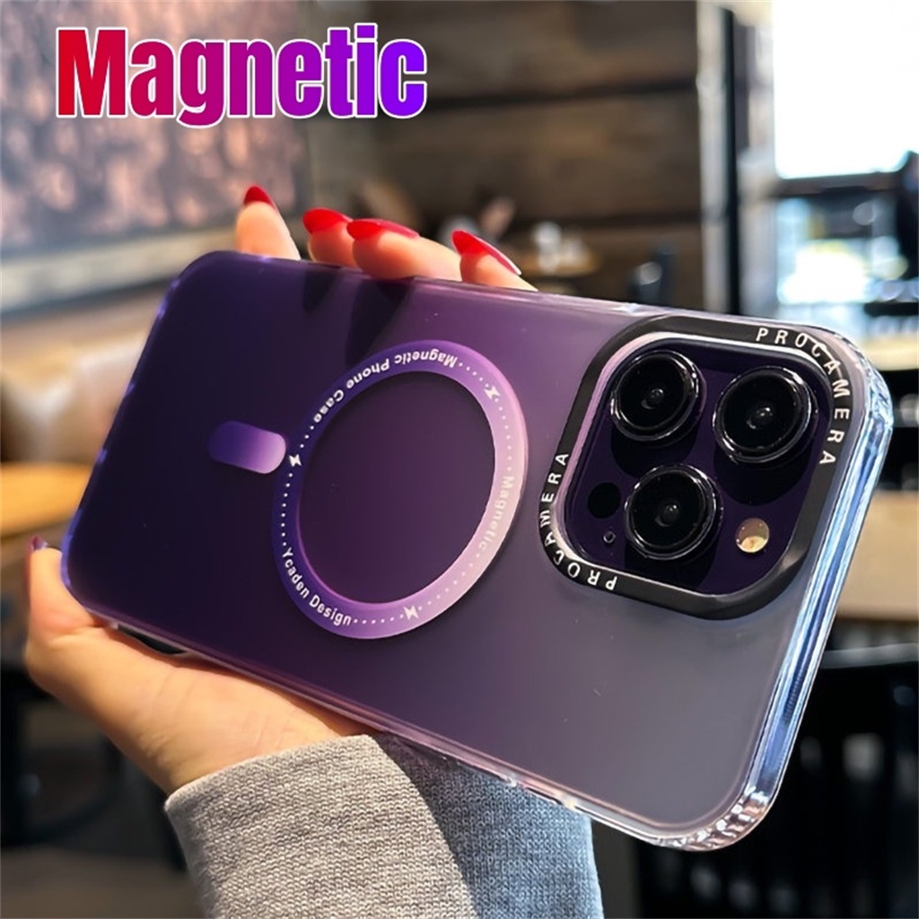 Novo m Roxo Para Iphone 14 Pro Max Capa 11 13 12 Luxo Cor Clara 