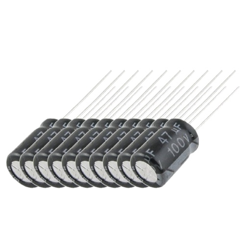 Capacitor 47 X 100v Bipolar Pct C/ 10 Pçs em Oferta na Shopee