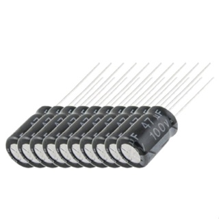 Capacitor 47 X 100v Bipolar Pct C/ 10 Pçs em Oferta na Shopee