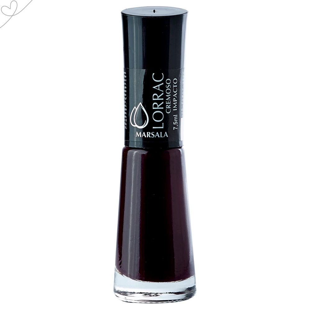 ESMALTE LORRAC CREMOSO MARSALA 7,5mL