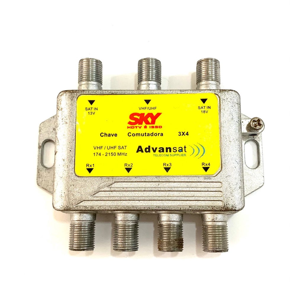 Chave Comutadora Sky 3x4