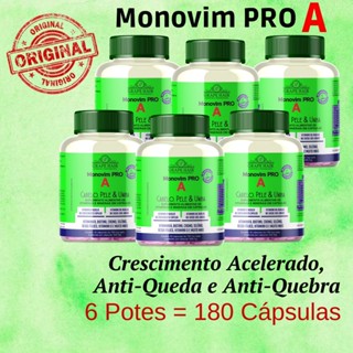 6 Multivitaminico Monovim A PRO Cabelo, Pele e Unha