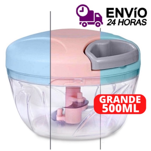Mini Processador Alimentos Manual Triturador Picador Cortador Pronta Entrega