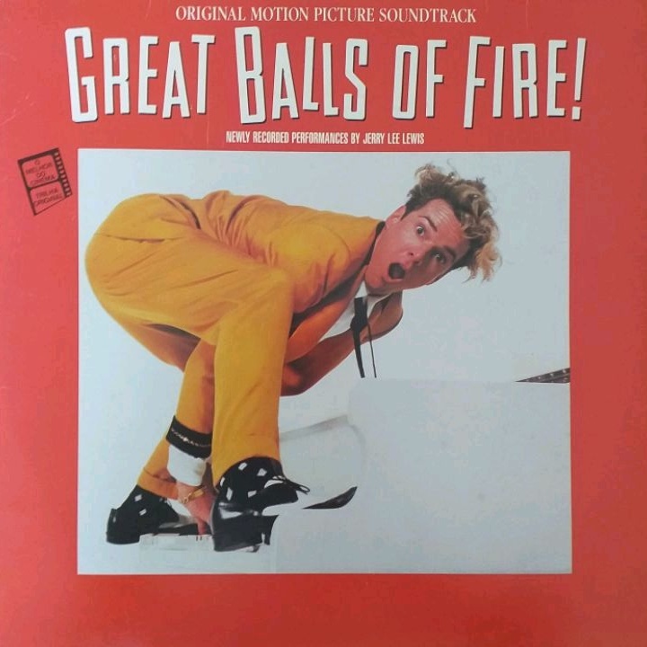 Great Balls of Fire! - Original Soundtrack - Newly Recorded performances by Jerry Lee Lewis - lp - vinil - praticamente impecável