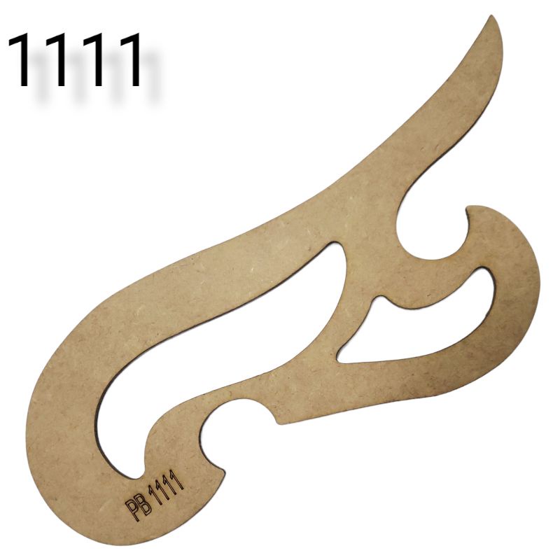 Régua Curva Francesa 1111 Mdf Patchwork Costura Modelista Promoção Dona Shô