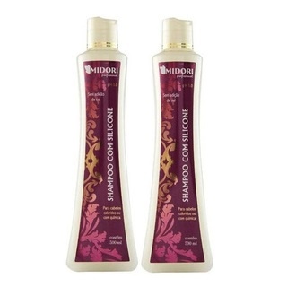 MIDORI Kit 2 Shampoo com silicone 500ml