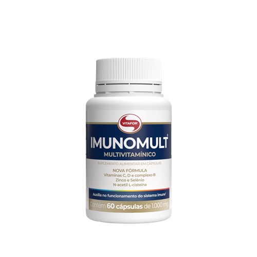 Kit 2X: Imunomult Multivitamínico Vitafor 60 Cápsulas