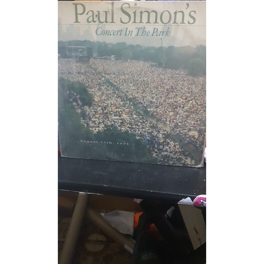 LP Duplo Paul Simon Concert In The Park(1991) Warner Capa Dupla