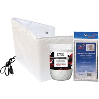 KIT DERRETE BARRIGA PIMENTA NEGRA 650G + CINTA ELETRICA 110V + CINTA ISOLMANTA em Oferta na Shopee