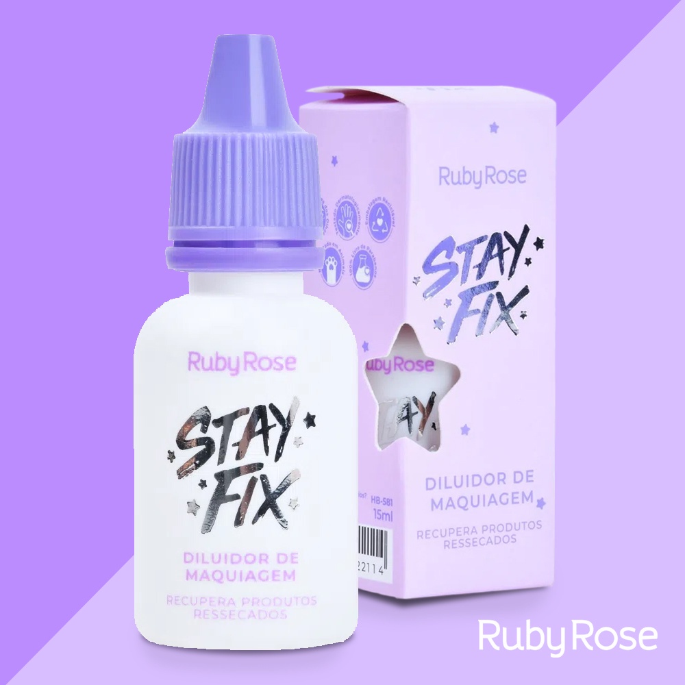 Diluidor De Maquiagem Stay Fix Ruby Rose Shopee Brasil