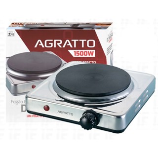 Fogao Eletrico de Mesa Um Prato Fma-01 110v 1500w Agratto