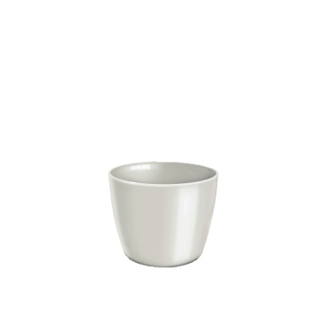 Vaso Cachepô de Plástico Elegance Redondo N 3 Nutriplan cor Branca