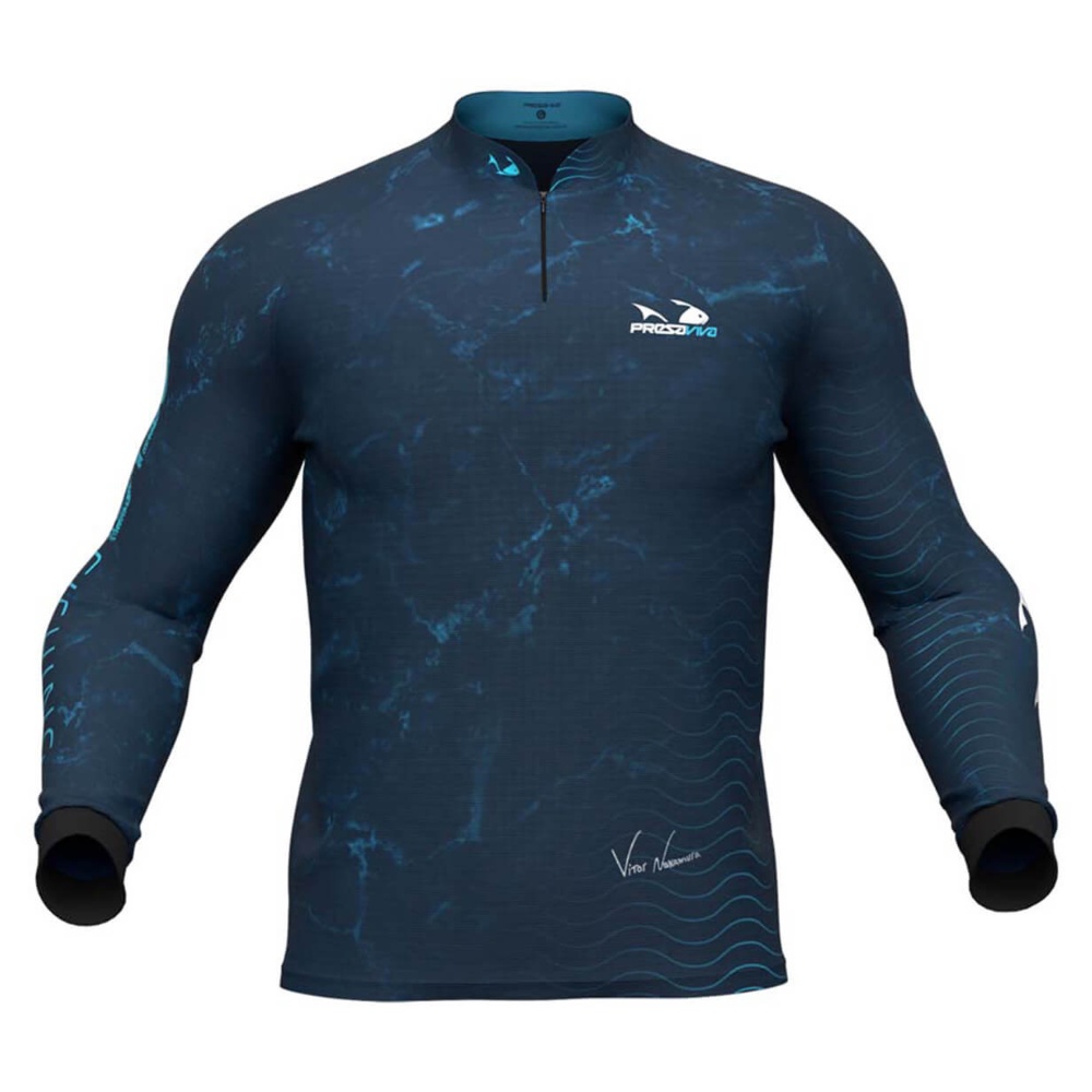 Camisa De Pesca Com Proteção Uv Vitor Nakamura Presa Viva - Sports & Outdoors