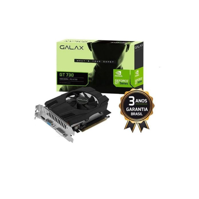 Placa de Vídeo GT 710 Galax NVIDIA GeForce, 1 GB DDR3 - 71GGF4DC00WG