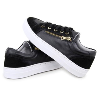 Tênis Feminino Casual Feminino Calçado Feminino Super Leve e Confortável em Couro legitimo
