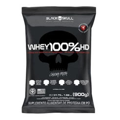 Whey 100% Hd 900g - Wpc+wpi+wph - Black Skull