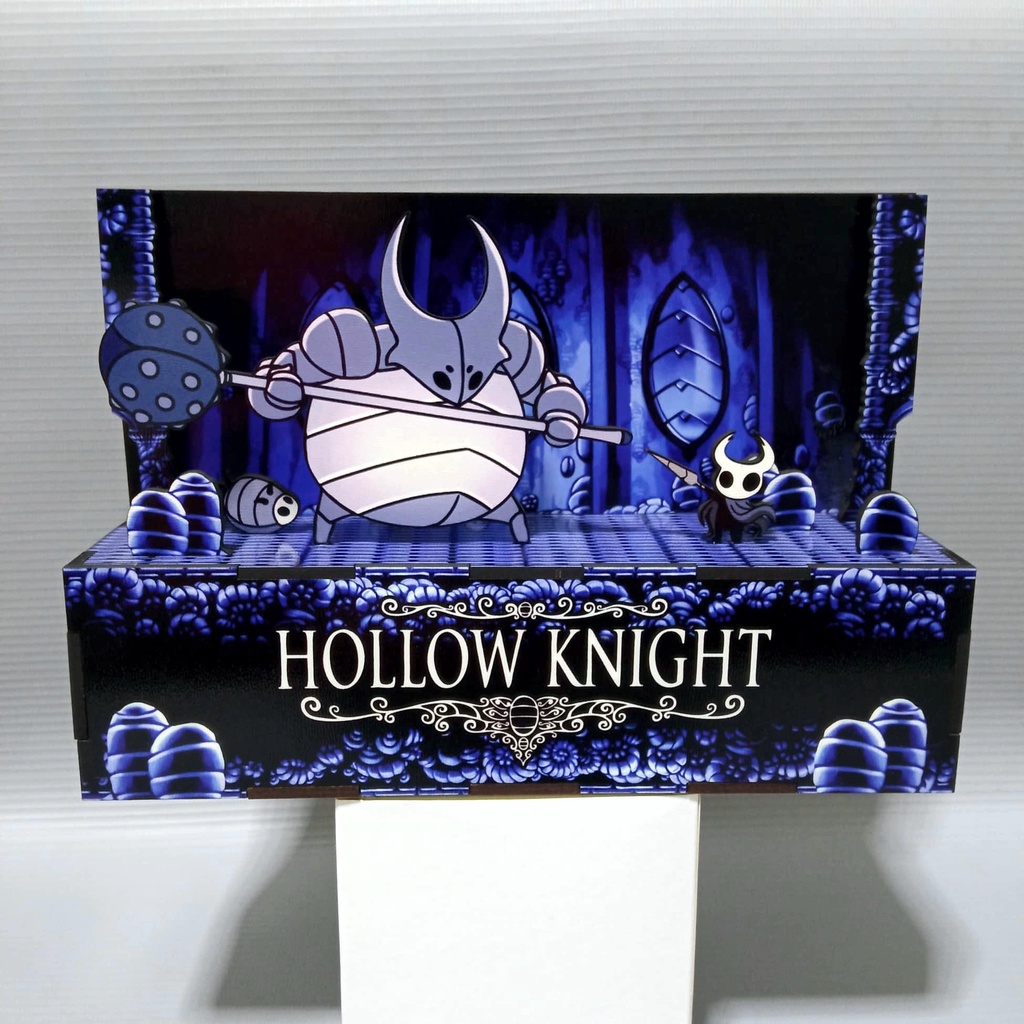 Diorama Hollow Knight em MDF