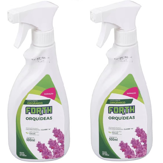 Kit 2 Fertilizante Forth Orquideas Floração 500ml - Envio imediato em Oferta na Shopee