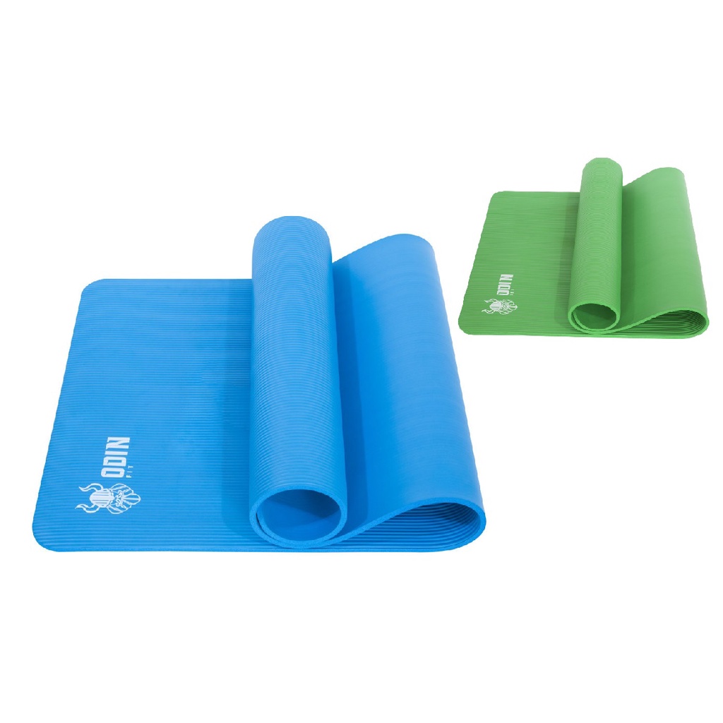 Tapete de Yoga 10mm mat pilates exercício Ioga NBR Odin Fit em Oferta na Shopee