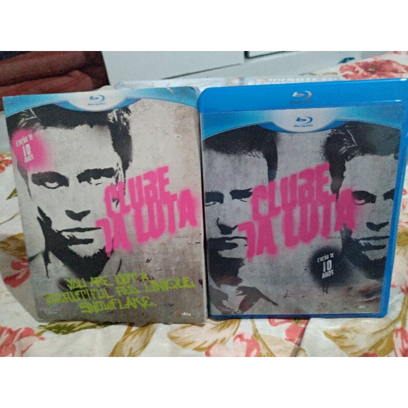 Blue Ray Disc Clube Da Luta Estojo Protetor Pack Papell
