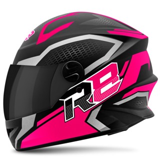 Capacete R8 Air Fosco Para Moto Fechado Masculino e Feminino Pro Tork Viseira Fumê