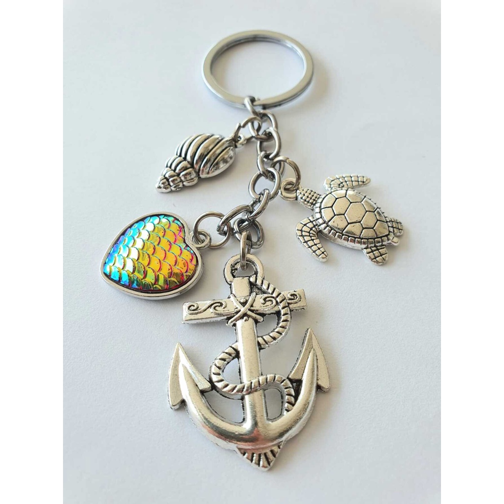 Novo Chaveiro De Metal Com Ancora Lindo Chaveiro Unissex em Oferta na Shopee