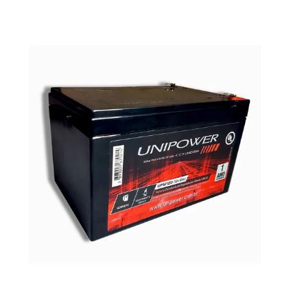 Bateria Selada 12V 12ah Unipower Vrla Agm - Nobreak