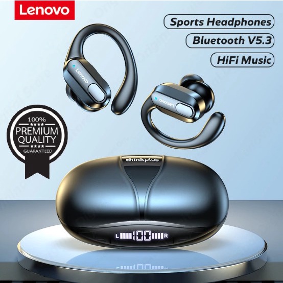 Lenovo XT80 Fone De Ouvido Bluetooth Sem Fio Esportivo hifi Qualidade Sonora/Longa Duração Da Bateria/IP67