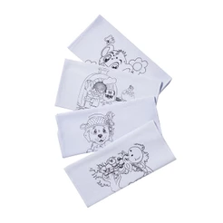 Kit 3 Pano De Prato Para Pintar Artesanato Riscado Atacado
