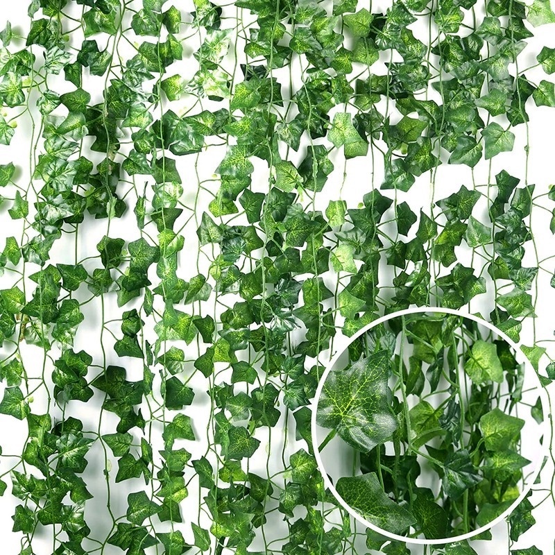 Trepadeira 2.10 M a UNIDADE Artificial Verde Hera Pacote Ramas Muro Ingles Jardim Vertical