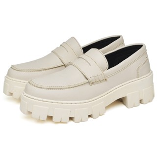 Sapato Mocassim Dubuy Oxford Feminino Areia Still 1404FG