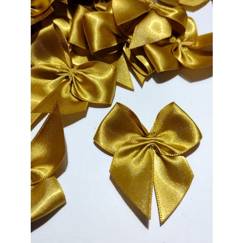 Laço Lacinho de Cetim Nº5 Plus 6x6cm - 25 unidades - Decorações natalinas, bolas e esferas acrílicas e confeitaria.