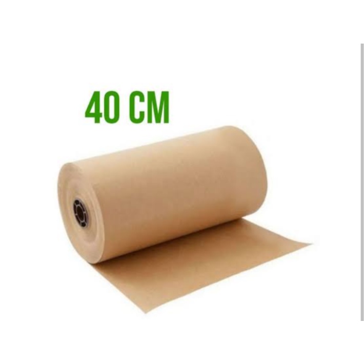 Papel Semi kraft Bobina de papel kraft 40cm de 80gr Aprox. 170m e 6 kg