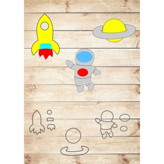 cortador kit astronauta 3cm Promoção em Oferta na Shopee